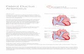 Patent Ductus Congenital & Arteriosus Children’s Heart Centre ductus arteriosus.pdf · Congenital & Children’s Heart Centre Patent Ductus Arteriosus What is it? Patent ductus