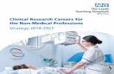 Clinical Research Careers for the Non-Medical Professions · The Leeds Teaching Hospitals NHS Trust n Clinical Research Careers for the Non-Medical Professions Strategy 2018-2021