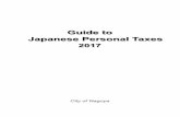Guide to Japanese Personal Taxes - city.nagoya.jp · Preface This booklet provides information about the outline of Japanese taxes and Nagoya city taxes regarding foreigners living
