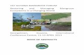 BOOK OF ABSTRACTS - Mangrove restoration · BOOK OF ABSTRACTS . ... Anton de Kom University of Suriname, Faculty of Technological Sciences 15:15hrs/15:30hrs (15’) Nicolas Ruiz Application