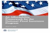 An Affordability Framework for the National Flood ... · An Affordability Framework for the National Flood Insurance Program April 17, 2018 Preface Under the Biggert-Waters Flood