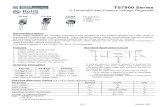 TS7800 Series - Elektronik Lavpris Aps · TS7800 Series 3-Terminal Fixed Positive Voltage Regulator ... Parameter Symbol Limit Unit Input Voltage V IN* 35 V Input Voltage V IN** 40
