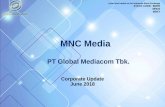 No Slide Title - mnc.co.id Update/MCOM...Disclaimer 2 By attending this presentation, you are agreeing to be bound by the restrictions set out below. Any failure to comply with these