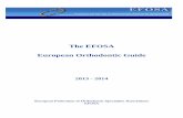 European Orthodontic Guide 2013-2014 - apo-ortodontia.pt Orthodontic... · European Orthodontic Guide 2013 - 2014 European Federation of Orthodontic Specialists Associations EFOSA