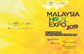 KEMENTERIAN PEMBANGUNAN USAHAWAN MALAYSIA … · Malaysia Halal Expo 2019 is a distinctive interactive platform showcasing Halal products and services of Malaysian SMEs for the fast-growing