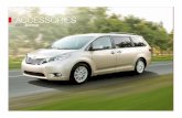 2015 Sienna Accessory eBrochure - Dealer.com · engineered to work together, the trailer ball and ball ... fade-resistant carpet features a Sienna logo • Driver’s-side quarter-turn