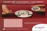 FOR RAPID SPERM ANALYSIS - fertility.coopersurgical.com · makler counting chamber the number of spermatozoa counted in any strip of 10 squares indicates their concentration in millions