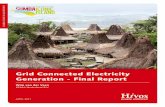 Grid Connected Electricity Generation - Final Report · Grid Connected Electricity Generation - Final Report ... Grid connected electricity generation Final Report ... continuous