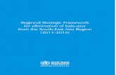 Regional Strategic Framework - World Health Organizationapps.searo.who.int/pds_docs/B4870.pdf · Regional Strategic Framework for Elimination of Kala-azar from the South-East Asia