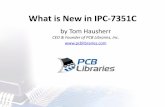 What is New in IPC-7351C - OCIPCDC.ORGocipcdc.org/archive/What_is_New_in_IPC-7351C_03_11_2015.pdf · PCB Libraries Presents: What is New in IPC-7351C The original IPC-7251 Concept