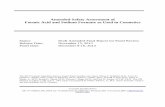 Amended Safety Assessment of Formic Acid and Sodium ... · Amended Safety Assessment of Formic Acid and Sodium Formate as Used in Cosmetics ... formic acid and sodium formate are