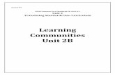 Learning Communities Unit 2B - Kentuckykyae.ky.gov/.../9/9year1/27CCSPDFacGuideLearningCommunitiesUnit2B.pdf · Learning Communities Unit 2B . 1 KYAE Common Core Standards PD 2012-13