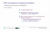SPH simulations of galaxy formation - TAPIR at Caltechphopkins/talks/volker-millenium.ppt.pdf · SPH simulations of galaxy formation Large N-body runs Algorithmic aspects of a new