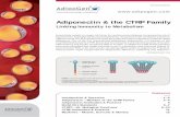 Adiponectin & the CTRP Family For updated prices and additional information visit or contact your local distributor. International Edition Adiponectin: The best-characterized Member