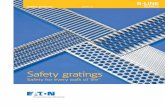 Safety gratings SGPC-16 SERIES - Cooper Industries · Safety gratings. SGPC-16. 2 Eaton’ eatoncoblineseries Gr ut Grating Product Applications ... 2-, 3-, 4- and 5-diamond allowable