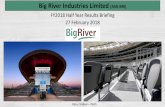 Big River Industries Limited (ASX:BRI)bigriverindustries.com.au/.../BRI-Investor-Presentation-H1-FY2018.pdf · FY2018 Half Year Results Briefing 27 February 2018 Big River Industries