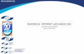 INDONESIA INTERNET eXCHANGE (IIX) - apjii.or.id-Internet-Exchange-S.pdf · OPM & RAKERNAS 2016 IIX CONFIGURATION Dual Layer 3 Core Switch (Brocade MLXe-16) Different Location (Cyber