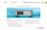 Air/water heat pump - NIBE · Air/water heat pump NIBE FIGHTER 2020 PBD GB 0646-1 ... AV AV SÄV SF RC TV UG ... is possible as well as an extra shunt group, ...
