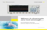 When 4 channels are not enough - yildirimelektronik.com DLM4000 Osiloskop.pdf · Stringent real time test of digital waveforms in the analog domain. 5 The portable eight-channel DLM4000
