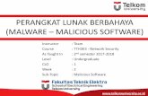 PERANGKAT LUNAK BERBAHAYA (MALWARE MALICIOUS SOFTWARE) · •One of oldest types of malicious software •Code embedded in legitimate program •Activated when specified conditions