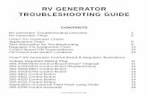 RV GENERATOR TROUBLESHOOTING GUIDE Troubleshooting for... · On LP models, it controls the flow of LP gas to the throttle body. Some models prevent the engine from starting if there