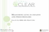 MEASURING LUNG IN INFANTS AND PRESCHOOLERS - Prof P... · MEASURING LUNG IN INFANTS AND PRESCHOOLERS Peter D. Sly MBBS, MD, FRACP, DSc . T ... Commercial Equip Yes Yes No Yes Yes