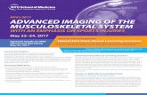 NYU’s 2017 ADVANCED IMAGING OF THE MUSCULOSKELETAL SYSTEM · NYU’s 2017. Advanced Imaging of the Musculoskeletal System. with an Emphasis on Sports Injuries. May 22–24, 2017.