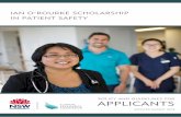 IAN O’ROURKE SCHOLARSHIP IN PATIENT SAFETY · IAN O’ROURKE SCHOLARSHIP IN PATIENT SAFETY POLICY AND ... safety across the NSW public health system and to promote and support improvement
