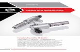 VARIABLE VALVE TIMING SOLENOIDS - assets.gates.com · TRANSPORTATION  PASSENGER CAR & LIGHT TRUCK Complete Source for OE Quality TIMING IS CRITICAL FOR OPTIMAL ENGINE PERFORMANCE.