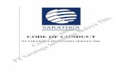 Tbk. Conduct Sedaya - saratoga-investama.comsaratoga-investama.com/wp-content/uploads/2019/02/Code-of-Conduct... · standards and conduct, led by the Company’s shareholders, commissioners