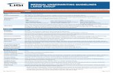 MEDICAL UNDERWRITING GUIDELINES LARGE GROUP - … · Rev. Date 5/12/15 Page 1 of 12 MEDICAL UNDERWRITING GUIDELINES LARGE GROUP AETNA PRODUCT OFFERINGS Rates Composite, 4-tier structure.
