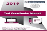 Test Coordinator Manual - nj.mypearsonsupport.com · ii 2019 TEST COORDINATOR MANUAL.*3,! NJSLA Contact Information For Questions About Who to Contact ... Training for Test Administrator
