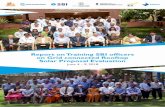 SBI Report 2018 - suprabha.orgsuprabha.org/wp-content/uploads/Report - SBI Capacity Building-min.pdf · Report on Training SBI ofﬁcers on Grid connected Rooftop Solar Proposal Evaluation