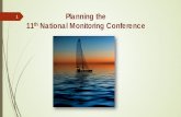 1 Planning the 11th National Monitoring Conference - acwi.gov · The Volunteer Monitoring Committee Advertises conference to volunteer monitoring community, encourages abstract submittal