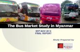 The Bus Market Study in Myanmar - Taiwan Trade Shows · Bus import to Myanmar 4. Highway express lines in selected cities 3. Transportation in Yangon 2. Automobile & bus population