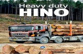 Heavy duty Hino - Blacksheepdesign · Heavy duty Hino Words and photos by JoHn MurpHy Video 18Z Trucki N Ngay 2015M. ... tourist bus operators runs faultlessly due to the professional