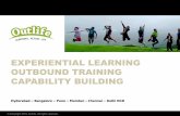 EXPERIENTIAL LEARNING OUTBOUND TRAINING 6197204- .• Experiential Learning • Outbound Training
