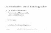 Datensicherheit durch Kryptographie - pks.mpg.decohevol/satellite_workshop/hortmann.pdf19.5.2001 Ev. Akademie TutzingQuanten rechnen schneller Michael Hortmann: Datensicherheit durch