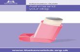 Information Guide Asthma and your dog - The Kennel Club · If they do not think you can manage your asthma whilst living with a dog, they will advise you to rehome him or her ...