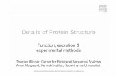 Function, evolution & experimental methods - CBS · CENTER FOR BIOLOGICAL SEQUENCE ANALYSISTECHNICAL UNIVERSITY OF DENMARK DTU Outline Protein structure evolution and function Inferring