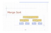 Merge Sort - Purdue University · PDF fileMerge-sort is a sorting algorithm based on the divide-and-conquer ... An execution of merge-sort is depicted by a binary tree ... We insert