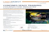 INDUSTRIES PTY LTD Rockhampton QLD 4700 54 Glenmore … · Confined Space Vertical Rescue Techniques. TRAINING OUTCOMES All successful candidates will recieve a Statement of Attainment
