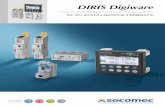 DIRIS Digiware - socomec.com · DIRIS Digiware Power monitoring, accessible everywhere, for everyone Groundbreaking technologies for greater simplicity and performance* The DIRIS