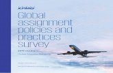Global assignment policies and practices survey - assets.kpmg · KPMG International 2016 results Global Mobility Services kpmg.com/globalmobilityservices Global assignment policies