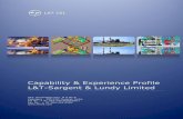 Capability & Experience Profile L&T-Sargent & Lundy Limited · Capability & Experience Profile L&T-Sargent & Lundy Limited L&T- Knowledge City, N H No.8 Vadodara - 390 019, Gujarat,
