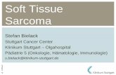 Soft Tissue Sarcoma · Soft Tissue Sarcoma Stefan Bielack Stuttgart Cancer Center Klinikum Stuttgart –Olgahospital ... tumor response is felt to be able to give an advantage and