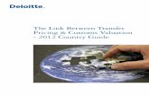 The Link Between Transfer Pricing & Customs Valuation ... · WTO Agreement on Implementation of Article VII of the General Agreement on Tariffs and Trade 1994 - Related Party Valuation