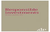 Responsible investments - KLP/menu/standard/... · KLP AksjeNorge Indeks III ... number of heads of state bow to the pressure ... strategy for responsible investments. First,