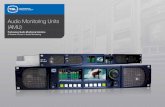 Audio Monitoring Units (AMU) - CVP.com1].pdf · 03 In addition to the Audio Monitoring range, TSL Professional Products also specialise in Power Management, TallyMan systems and Custom