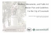 Markers, Monuments, and Public Art Master Plan and ... 1, 2011 Regular... · Mary Osborne, Alderwoman District 2 ... ment was erected in 1969 in Reynolds Square and ... and works